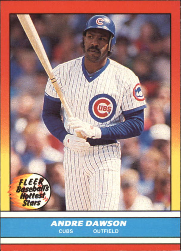 1988 Fleer Hottest Stars Baseball Cards        009      Andre Dawson